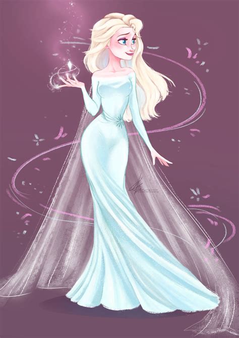 Elsa's Magic by FreesiasArt on DeviantArt