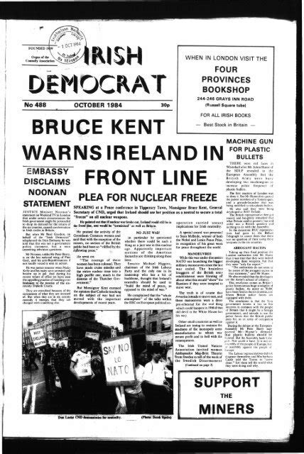 Irish Democrat October 1984