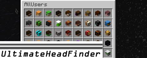 Ultimateheadfinder Screenshots Minecraft Bukkit Plugins Curseforge