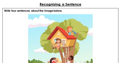 Free Year Recognising A Sentence Lesson Classroom Secrets