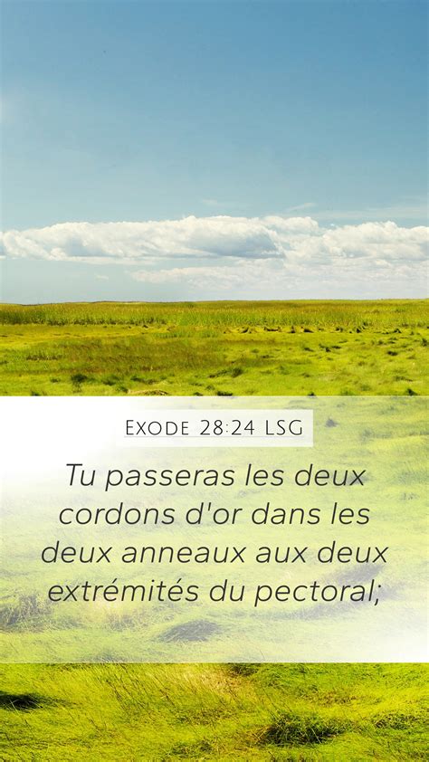 Exode 28 24 LSG Mobile Phone Wallpaper Tu Passeras Les Deux Cordons D