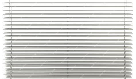 Premium Photo White Slats Window Blinds 3d Illustration