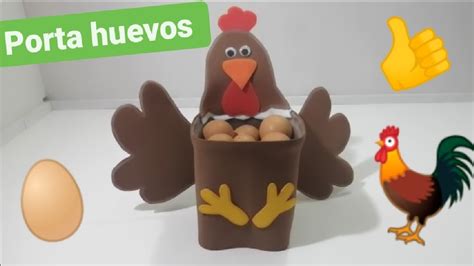 Como Hacer Porta Huevos De Gallina Youtube