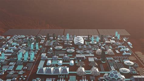 Martian Base 3d Model Cgtrader