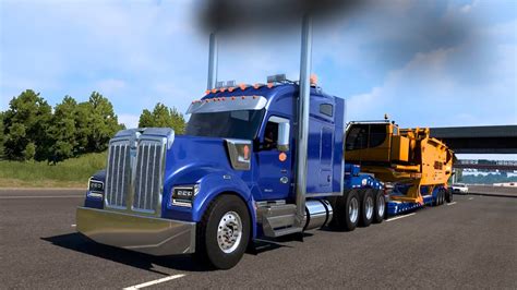 Alka Customs Trucks Kw W Heavy Haul Truck Pinga Globe Lowboy