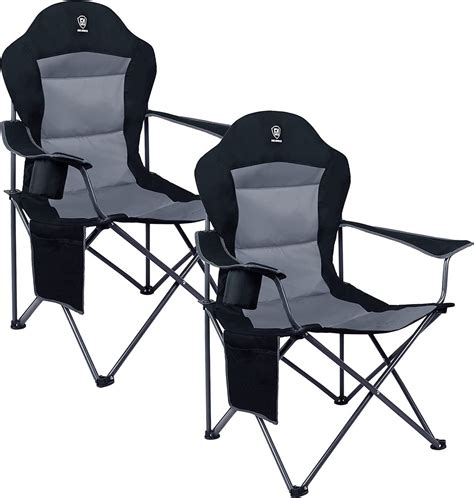 2x Luxe Campingstoel Opvouwbaar Vouwstoel Campingstoelen