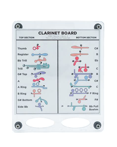 Assembly Board for Clarinet