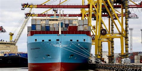 Shipping Giant Maersk Pays Price For Russia Pull Out But Still Books Record First Quarter