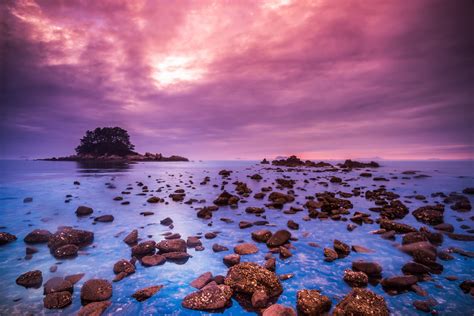 Sunlight Landscape Sunset Sea Bay Rock Nature Shore Sand