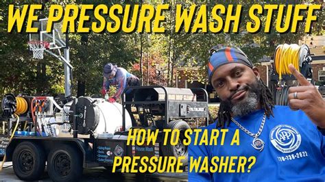 How To Start A Pressure Washer Diy Pressurewashing Youtube