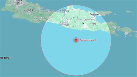 Breaking News Pacitan Diguncang Gempa 5 1 Magnitudo Hari Ini Senin 22