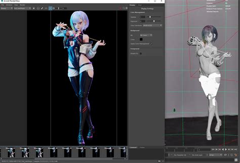 Cyberpunklucy同人模型 角色人物生物 作品模型 Cg模型网