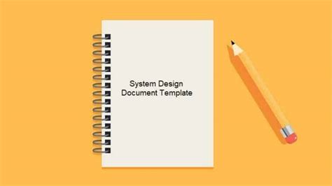 System Design Document Template Free Download