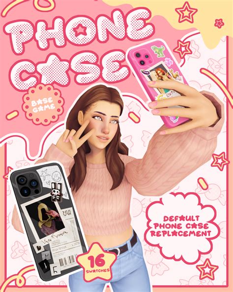 Phone Case Default Replacements Jessica In 2024 Sims 4 Sims