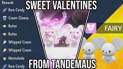 Sweet Valentines From Tandemaus Tera Raid Battle Event Valentine