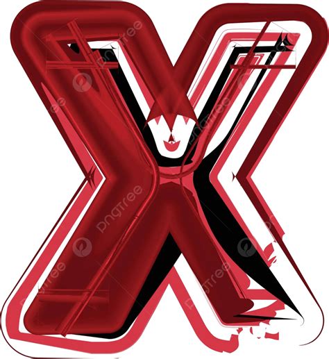 Abstract Letter X Template Alphabet Frame Vector Template Alphabet Frame Png And Vector With