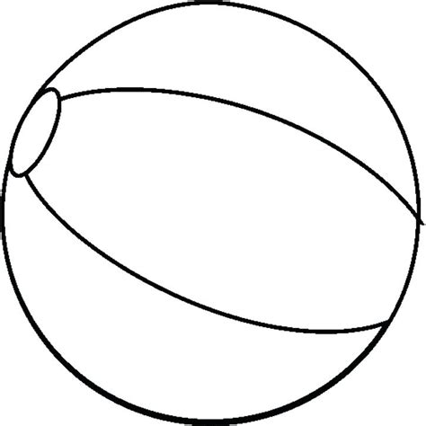 Beach Ball Coloring Page At GetColorings Free Printable Colorings