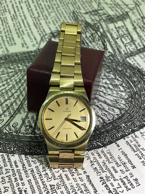 Vintage Omega Geneve Manual Cal Gold Plated Gents Watch C