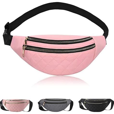 Sac Banane Femme Homme Sacoche de Ceinture Étanche Unisexe de Grande