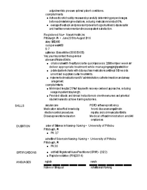 Federal Resume Templates And Examples [free Download]