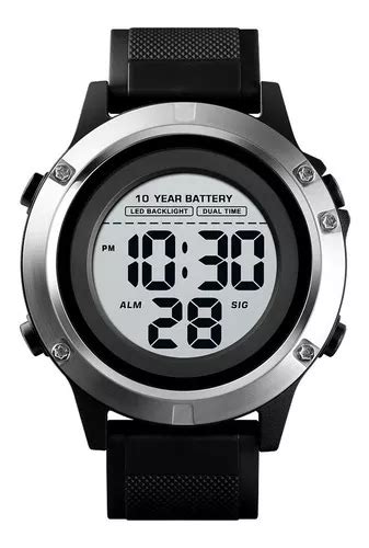 Reloj Hombre Skmei 1518 Sumergible Digital Alarma Cronometro Color De