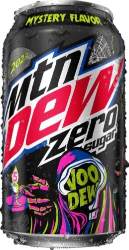 Mountain Dew Voo Dew Mystery Flavor Zero Sugar Soda Cans Limit Of