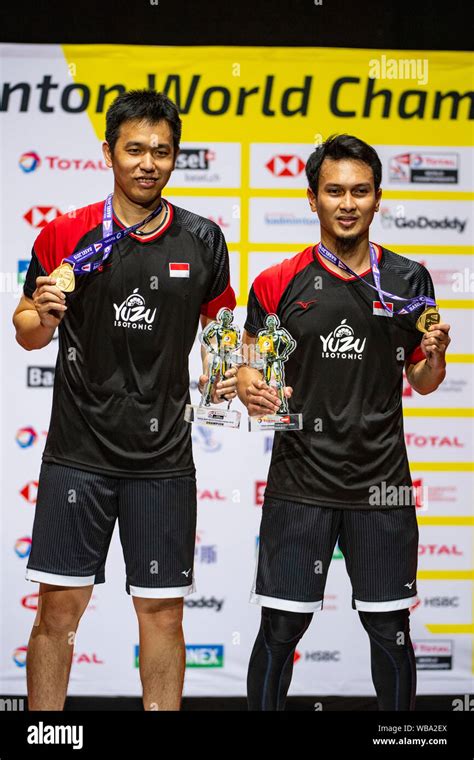 Mohammad Ahsan Hendra Setiawan Of Indonesia During The BWF World