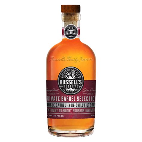 Russells Reserve Private Selection Single Barrel Bourbon 750ml 90