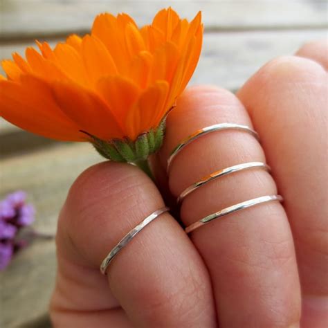 Silver Knuckle Ring Etsy