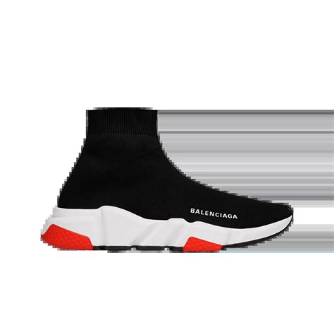 SASOM รองเทา Balenciaga Speed Trainer Black Red 2017 เชคราคาลาสด