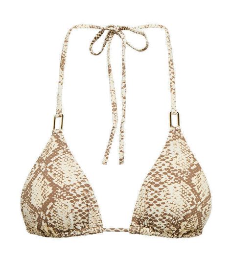 Melissa Odabash Cancun Snake Print Bikini Top Melissa Odabash