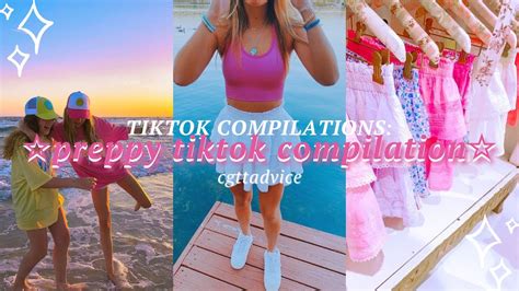 Preppy Tik Tok Compilation ☻🍉🦋🐬🌺🌊 Preppy Cgttadvice Youtube