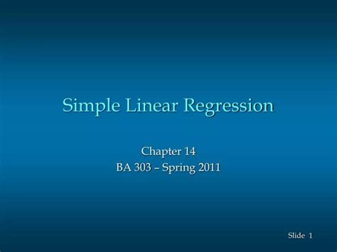 Ppt Simple Linear Regression Powerpoint Presentation Free Download Id3078188