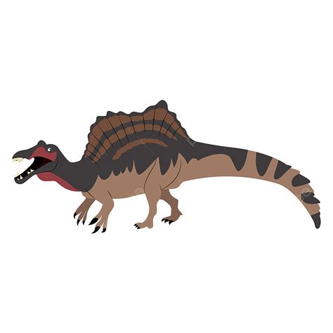 Spinosaurus Illustration Vector On White Background Spinosaurus