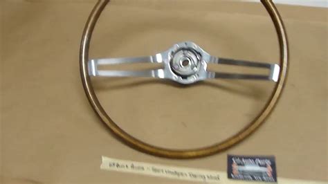 1965 Buick Riviera Gs Sport Steering Wheel Woodgrain Rare Youtube