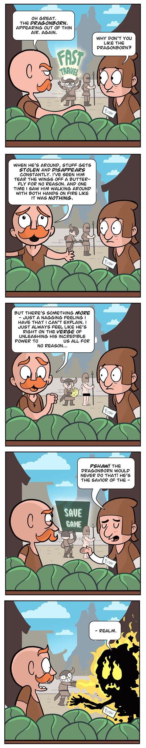 Hilarious Skyrim Comics That Will Make Any Gamer Say Same