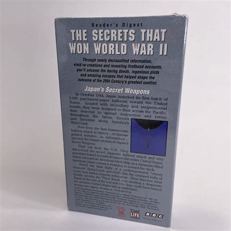 The Secrets That Won World War II, Japan's Secret Weapons (VHS, 2000