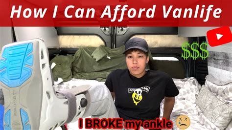 Living In My Van Full Time How I Afford Van Life Youtube