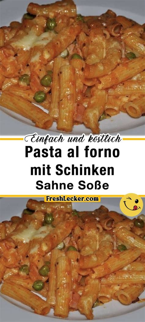 Pasta Al Forno Mit Schinken Sahne So E Fresh Lecker