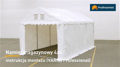 Namiot Magazynowy Pvc Monta X M Variostore Professional Youtube