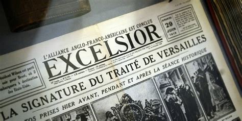 Le 28 juin 1919 le traité de Versailles met fin à la Grande Guerre