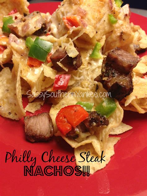 Homemade Philly Cheese Steak Nachos Best Ever And So Easy Easy