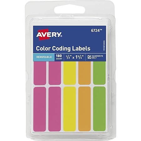 Amazon Avery Round Color Coding Labels 0 75 Inch Assorted