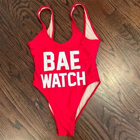 Private Party Swim Private Party Bae Watch One Piece Swimswuit Poshmark