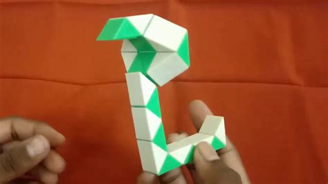 How To Make Snake With Snake Cube Cobra With Rubiks Snake Puzzle