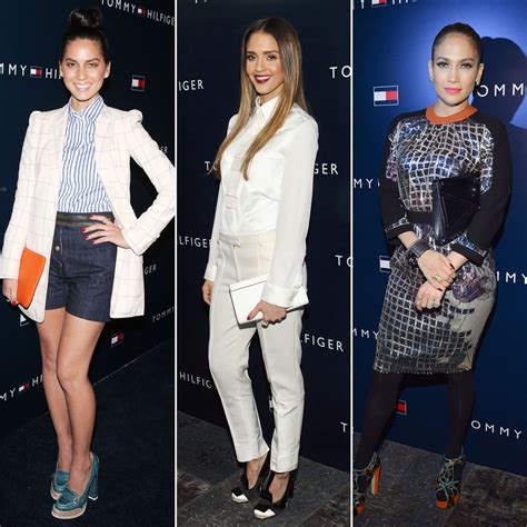 Jessica Alba And Jennifer Lopez At Tommy Hilfiger Party Popsugar Fashion