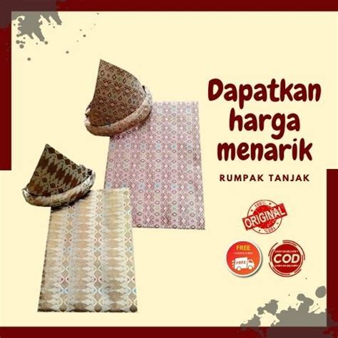 Jual Rumpak Tanjak Songket Khas Palembang Indonesia Shopee Indonesia