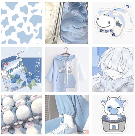 Blue Cow Moodboard In Mood Board Design Adopt Idea Mood Board