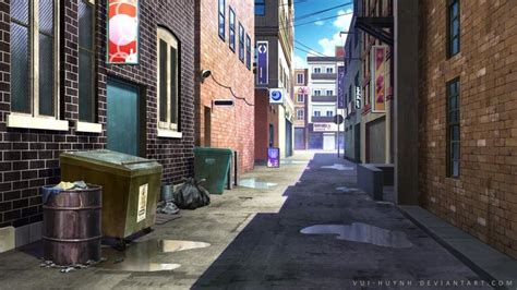 Alleyway by https://www.deviantart.com/vui-huynh on @DeviantArt | Anime background, Episode ...