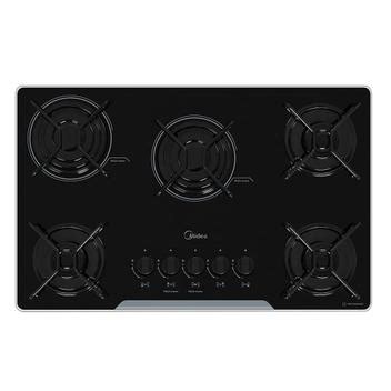 Cooktop Midea 5 Bocas Mesa De Vidro Preto MD GV50 Bivolt Springer